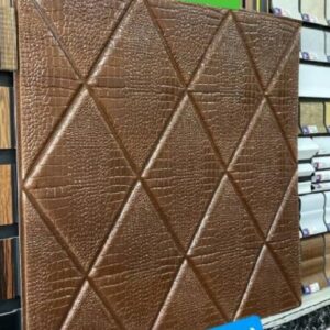 دیوارپوش 70*70 سانت لوزی قهوه ای پشت چسب دار