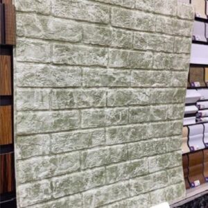 دیوارپوش فومی 70*70 سانت آجر بهمنی چاپی M130 پشت چسب دار