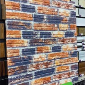 دیوارپوش فومی 70*70 سانت آجر بهمنی چاپی M89 پشت چسب دار