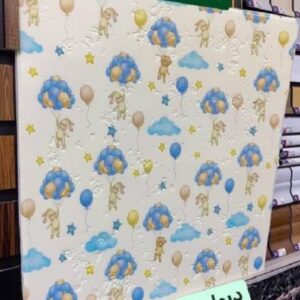 دیوارپوش فومی 70*70 سانت پتینه عروسکی پشت چسب دار